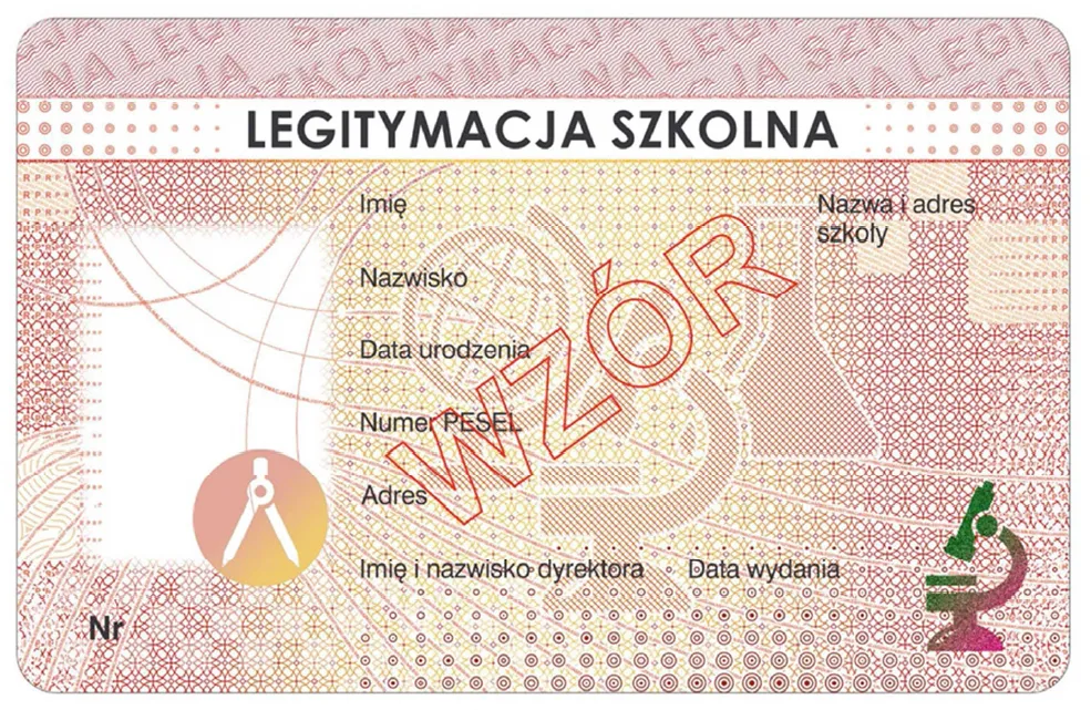 Wzór eLegitymacji szkolnej MEiN-I/1